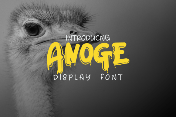 Anoge: A Graffiti-Inspired Display Font That Adds Bold Personality