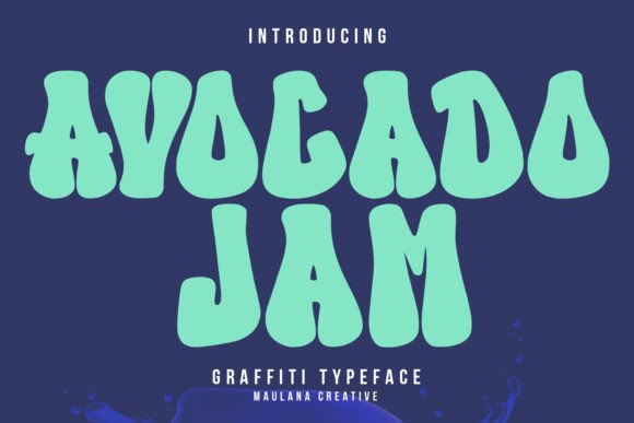 Avocado Jam: A Playful Display Font for Warm, Human-Centered Layouts