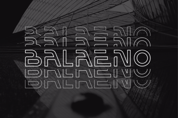 Balaeno Inline: A Display Font That Cuts Through the Feed