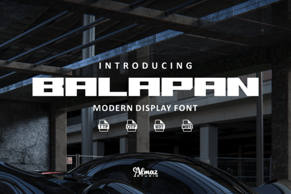 Balapan: A Display Font That Commands Attention