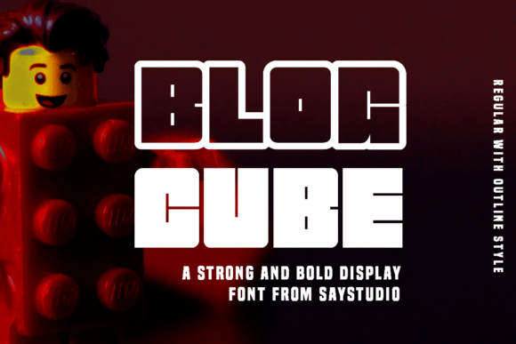 Blog Cube: A Bold Display Typeface for Digital Branding