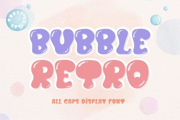 Bubble Retro: A Playful Display Font for Small Business Branding