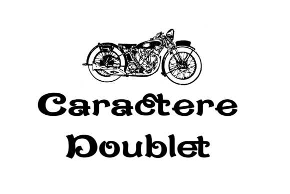 Caractere Doublet: A Retro Display Font That Sells
