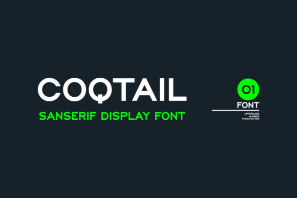 Coqtail: A Clean, Confident Display Font for Digital Brands