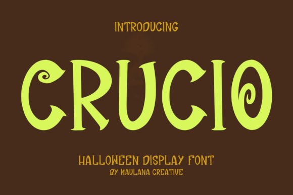 Crucio: A Display Font That Makes Handmade Products Shine