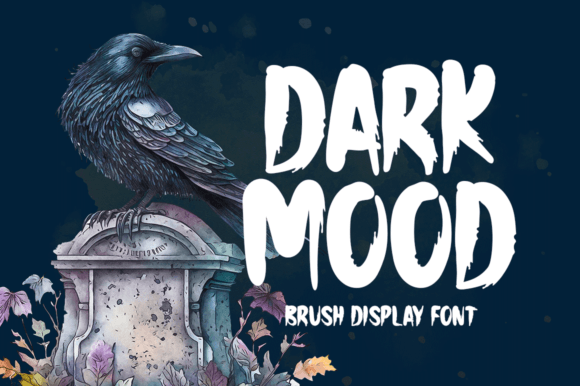 Dark Mood: A Distinctive Display Font for Digital Design