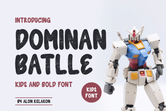 Dominan Battle Font: A Friendly Display Typeface for Editorial Design