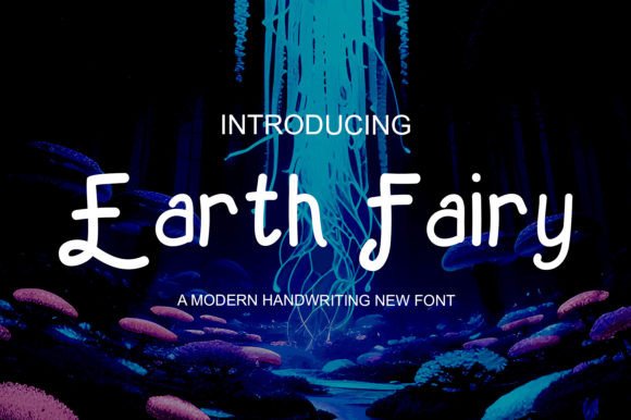 Earth Fairy Font: Bubbly Display Type for Handmade Joy