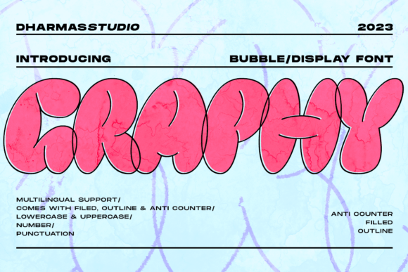 Graphy: A Display Font That Speaks With Streetwise Charm