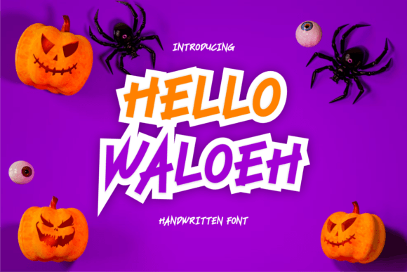 Hello Waloeh: A Display Font That Makes Your Brand Instantly Memorable