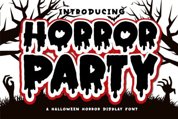 Horror Party: A Display Font That Delivers Spine-Chilling Impact