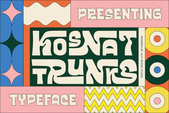 Kosnat Trunks: A Display Font That Builds Brand Trust