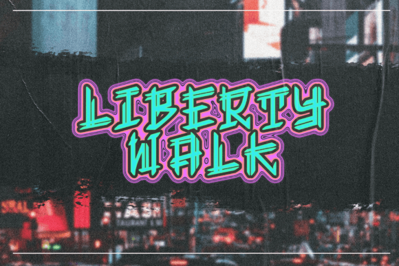 Liberty Walk: A Clean, Confident Display Font for Makers