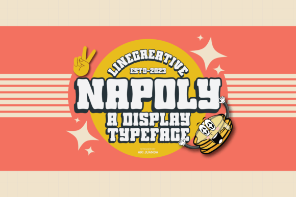Napoly: A Retro Groovy Font That Elevates Real Small Business Branding