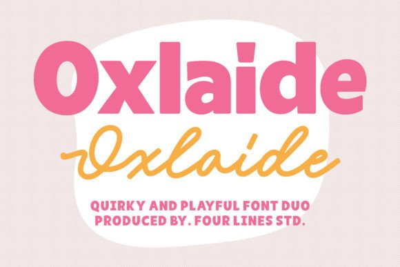 Oxlaide: A Playful Display Font That Elevates Small Business Branding