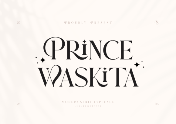 Prince Waskita: A Classy Display Font for Digital Branding