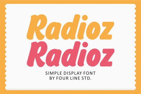 Radioz: A Bold, Warm Display Font That Earns Its Space