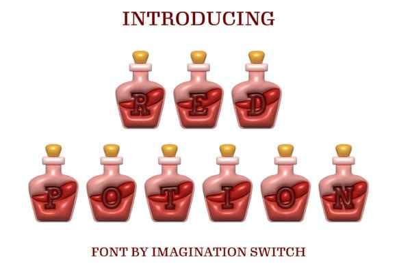 Red Potion Inflated: A Display Font That Breathes Life Into Headlines