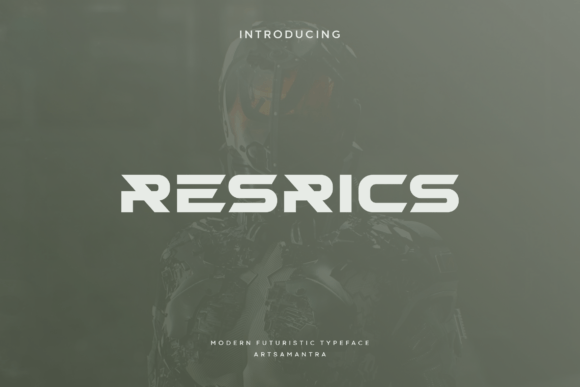 Resrics: A Display Font That Commands Attention