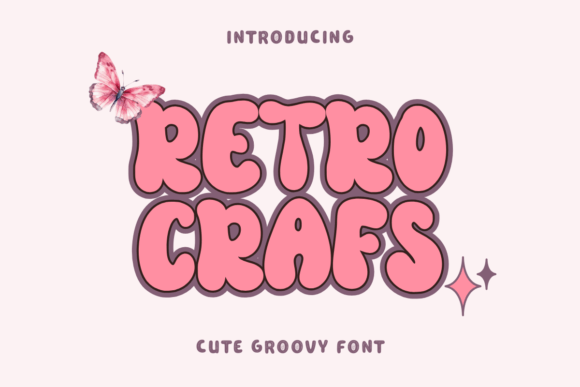 Retro Crafs: A Playful, Polished Display Font for Small Business Branding