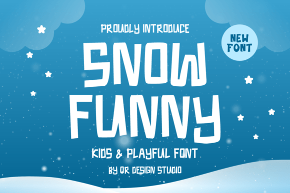 Snow Funny: A Quirky Display Font That Actually Works