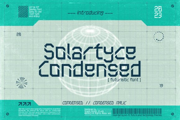 Solartyce Condensed: A Display Font That Anchors Modern Brand Identity