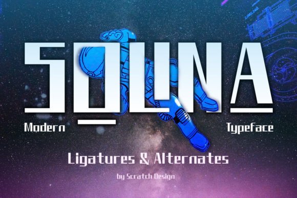 Solina: A Futuristic Display Font That Actually Works in Real Branding