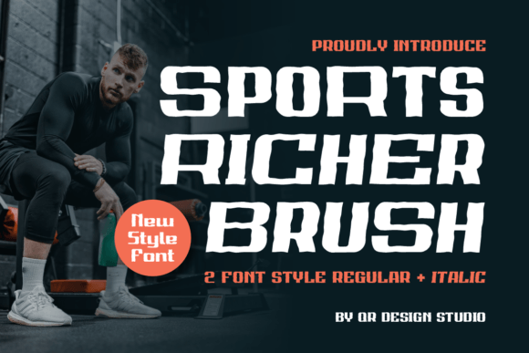 Sports Richer Brush: A Display Font That Grabs Attention—Not Just Space
