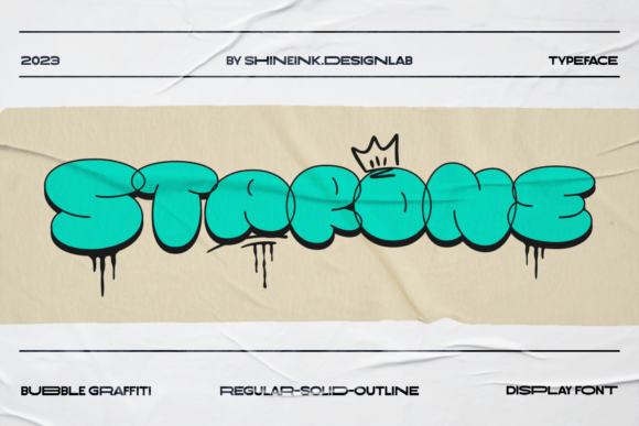 Starone: A Bold, Street-Savvy Display Typeface for Digital Brands