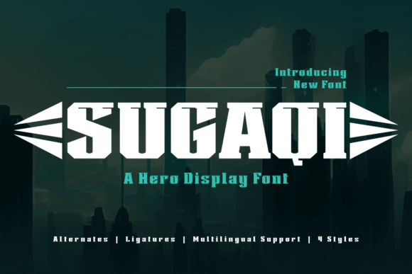 Sugaqi: A Display Font That Commands Attention